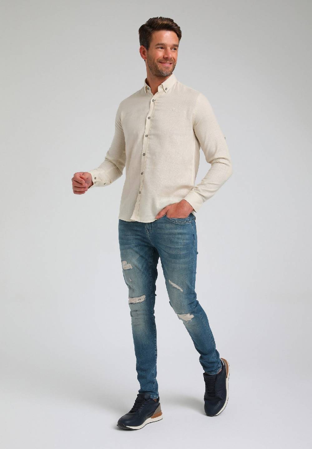 Gabbiano Overhemd 333545 (sand)