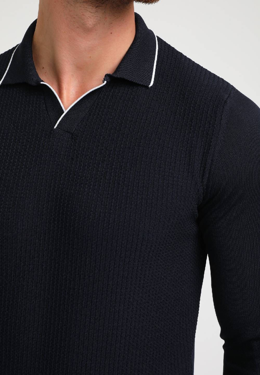 Gabbiano POLO KNITWEAR LONGSLEEVE 234925 (301 Navy)