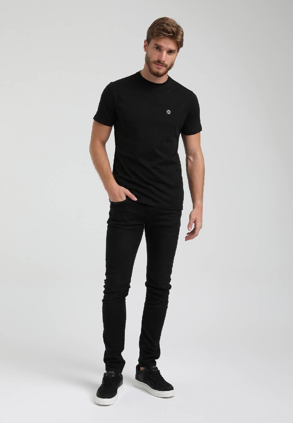 Gabbiano Premium Basic T-shirt (Black 201)