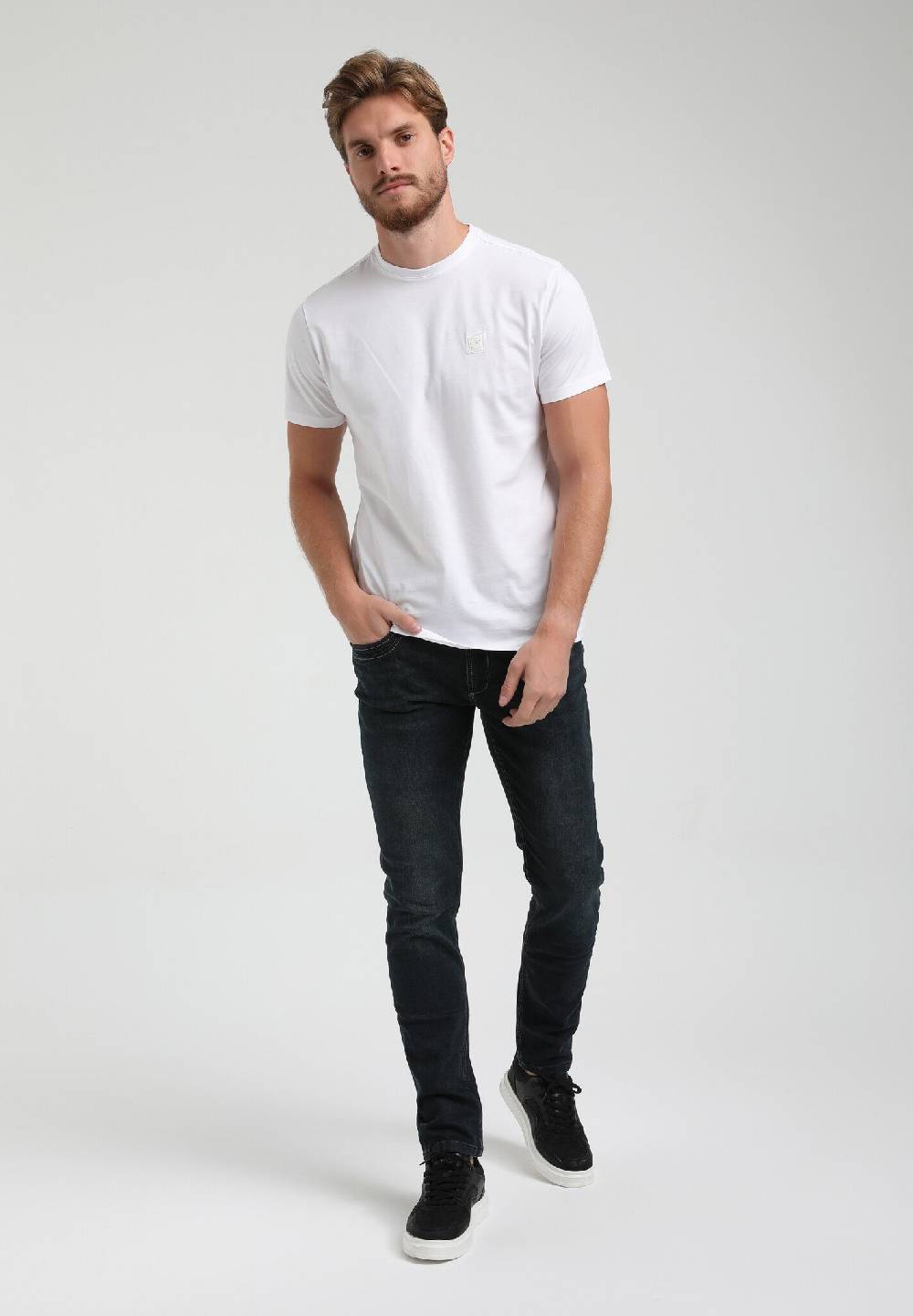 Gabbiano Premium Basic T-shirt (White 101)