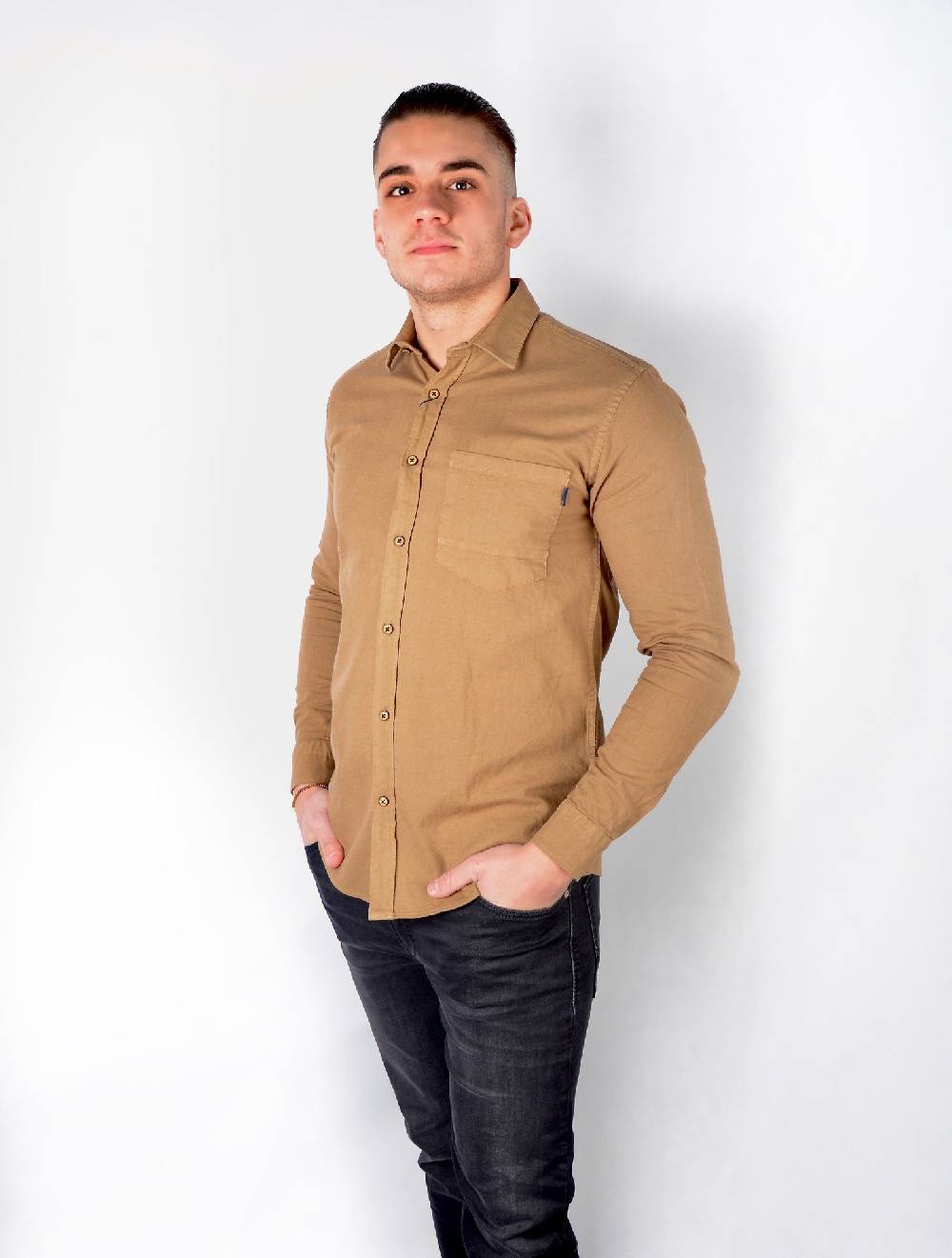 Gabbiano Utility Shirt 333511 Camel