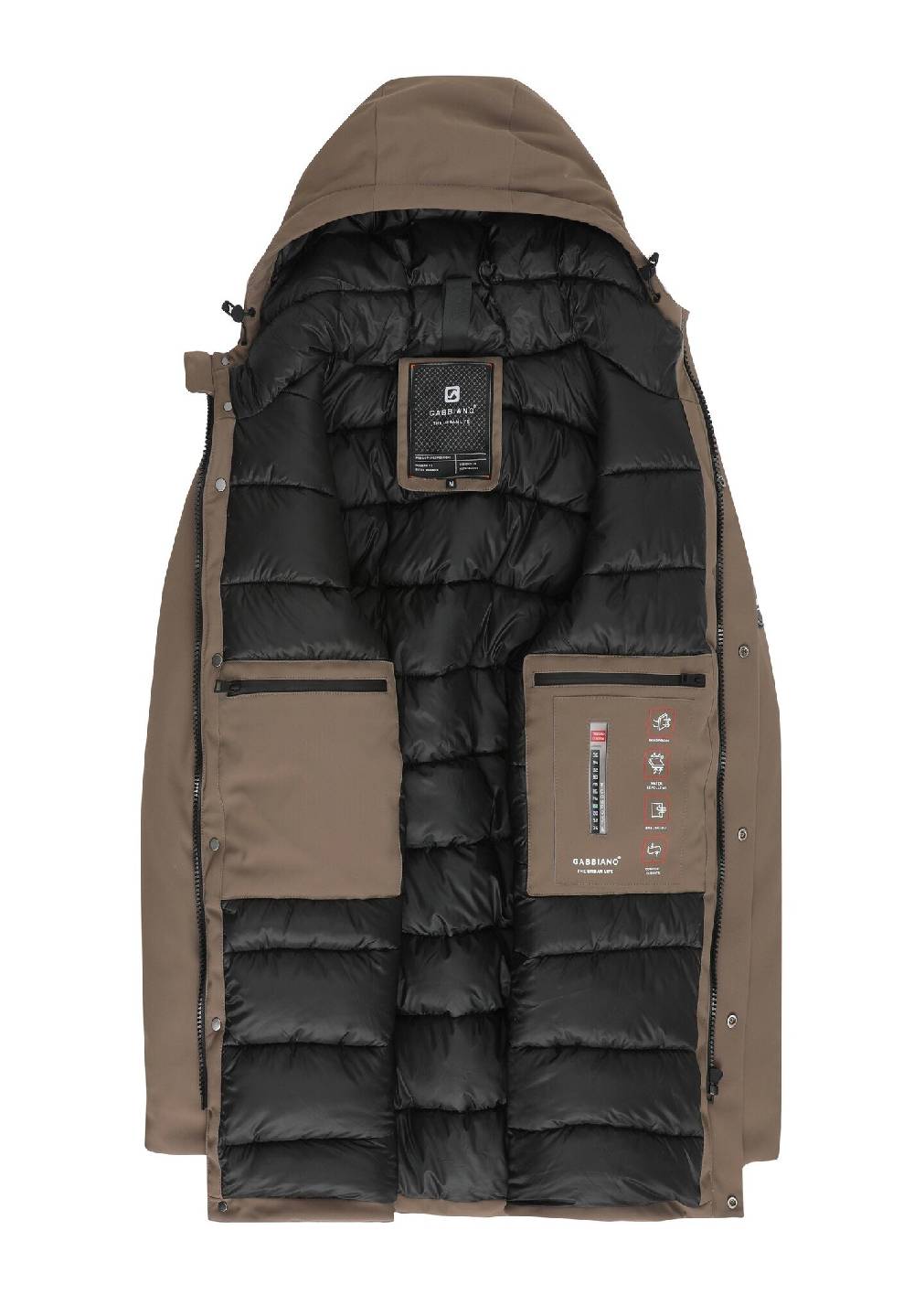 Gabbiano Winterjas - (4444 Deep Taupe)