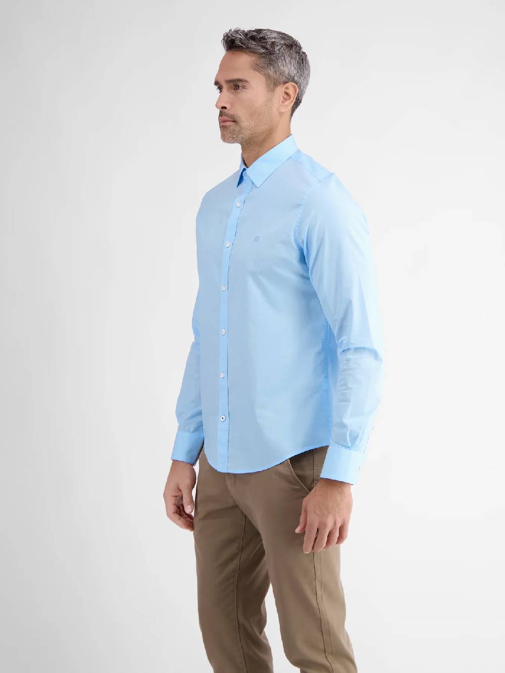 Lerros 2001050 BASIC POPLIN OVERHEMD (402 SKY BLUE)