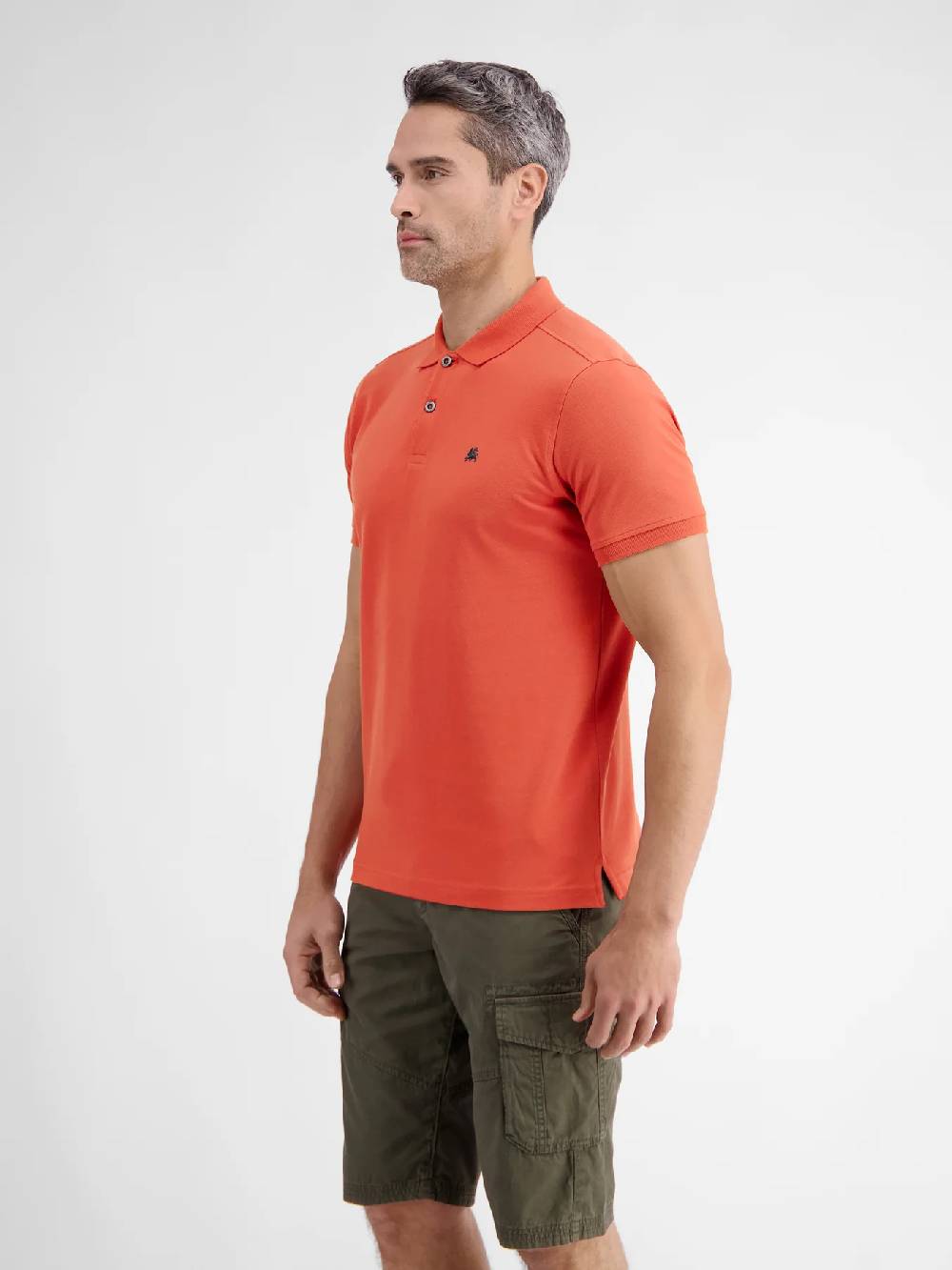 Lerros 2423200 BASIS POLOSHIRT (327 DEEP CORAL RED)