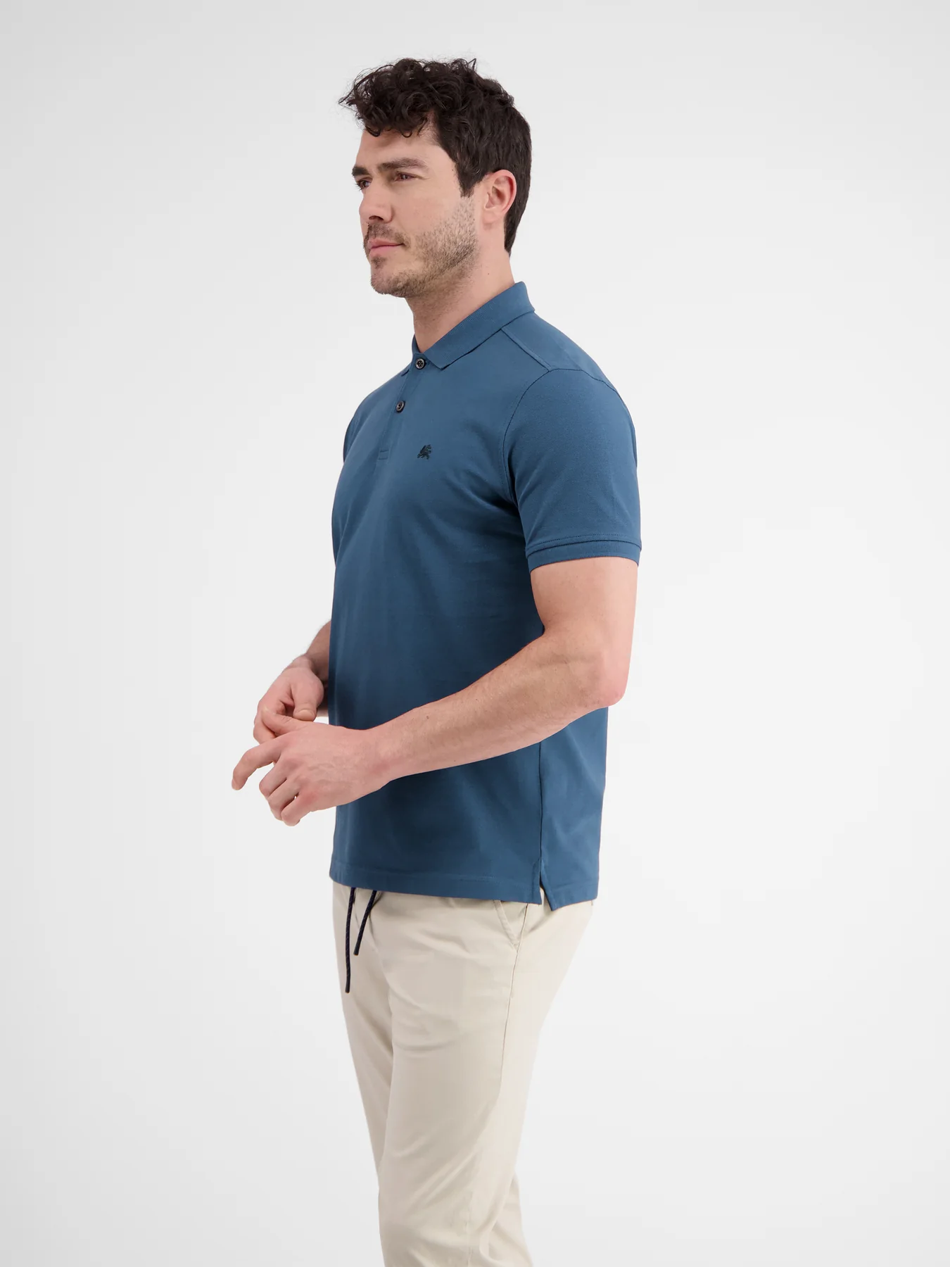 Lerros 2423200 BASIS POLOSHIRT (448 STORM BLUE)