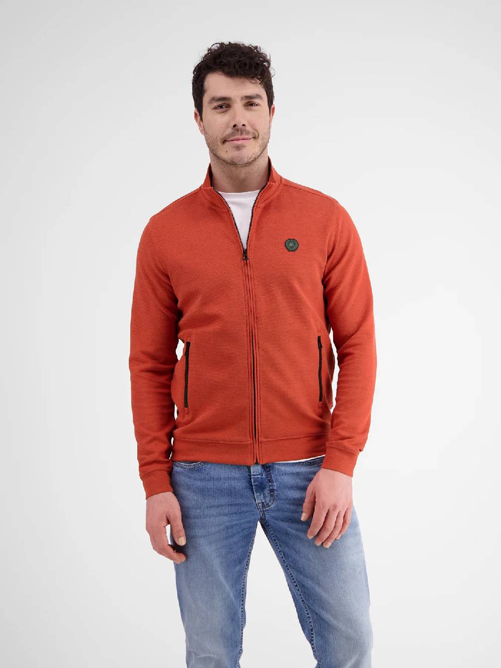 Lerros 2424503 SWEATJACK (327 DEEP CORAL RED)