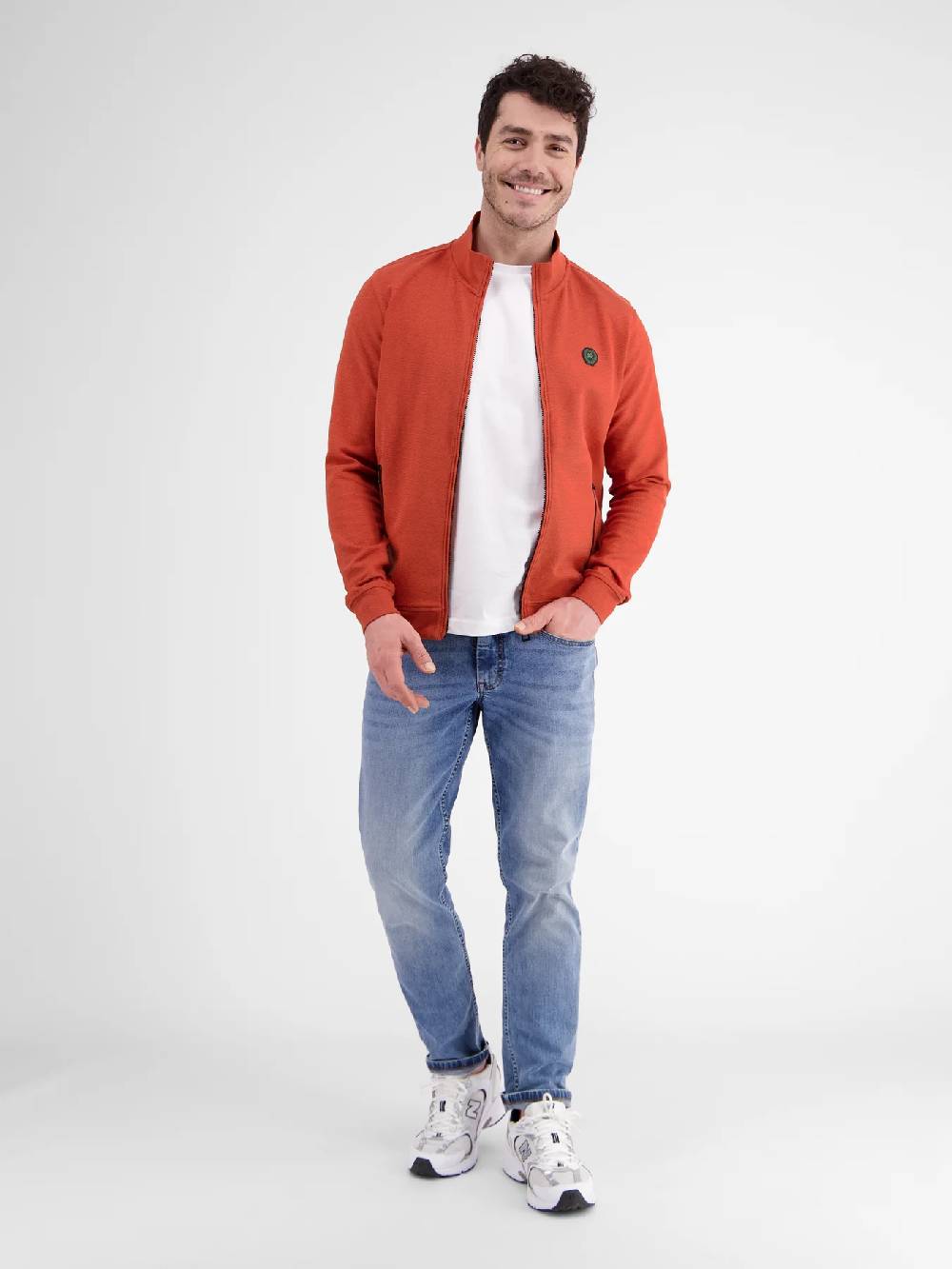 Lerros 2424503 SWEATJACK (327 DEEP CORAL RED)