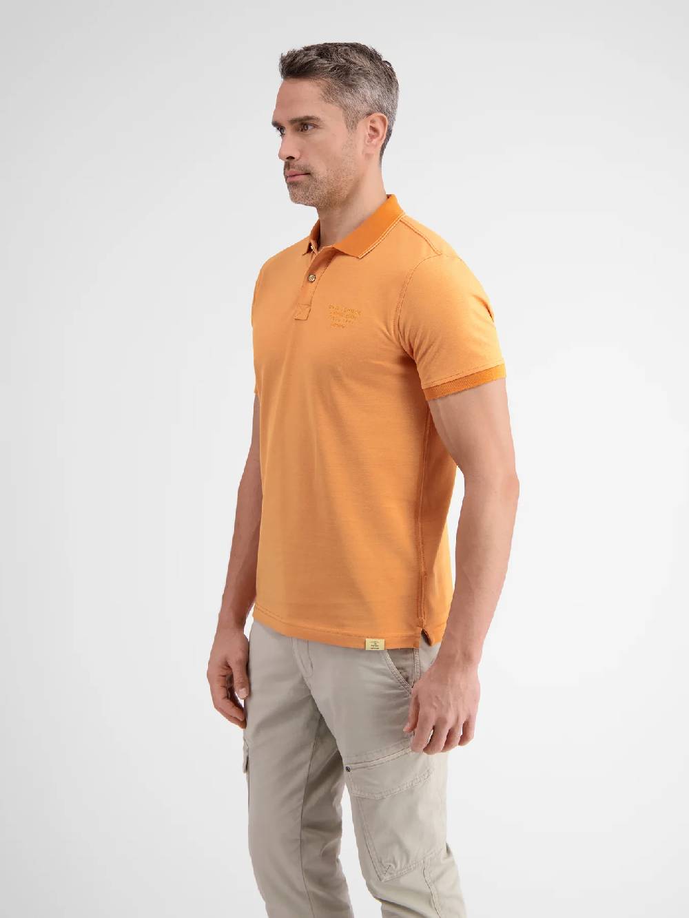 Lerros 2433239 TWEEKLEURIGE POLO (927 MELLOW PEACH)