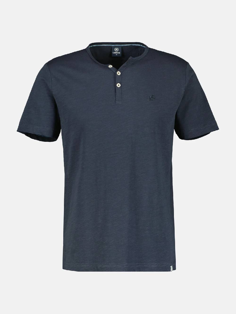 Lerros 2433908 BASIS HENLEY-SHIRT (485 CLASSIC NAVY)