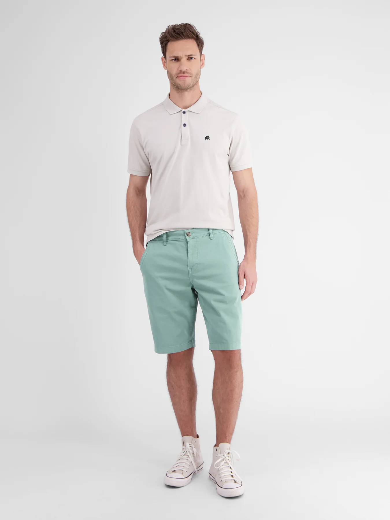 Lerros 2439213 T12 Hose Kurz (467 Dusty Mint)