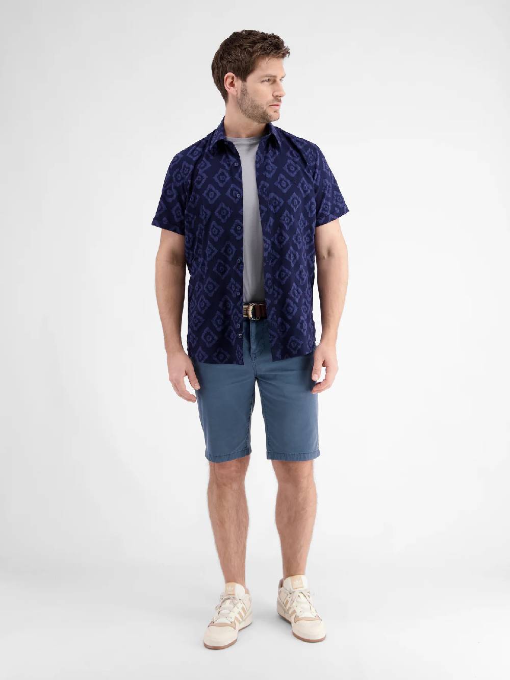 Lerros 2439214 T12 Hose Kurz (448 Storm Blue)