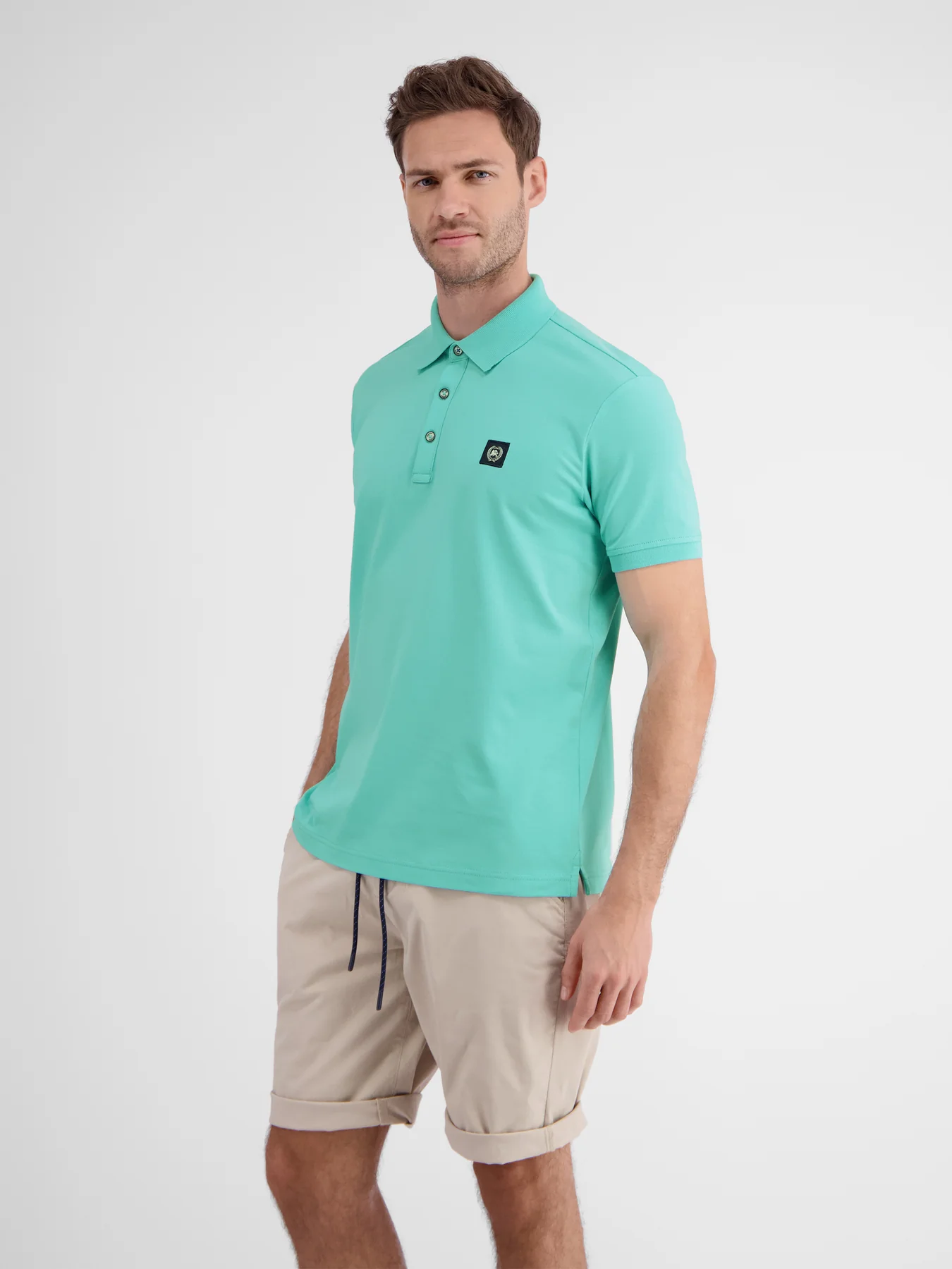 Lerros 2453261 Men Polo (Iced Mint 410)