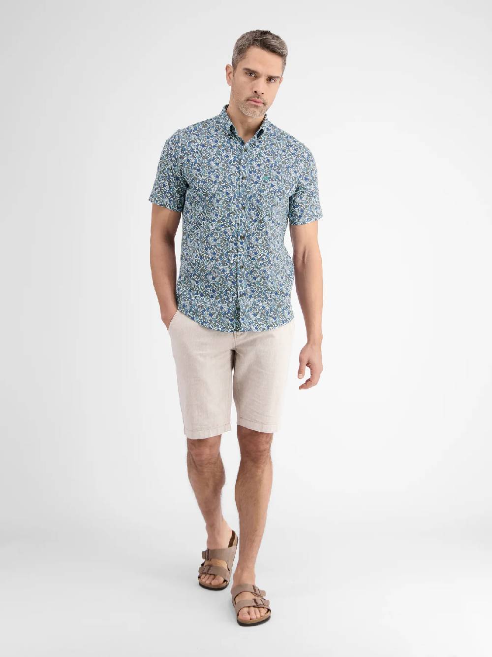 Lerros 2462137 H12 Hemd 1/2 Arm (410 Iced Mint)