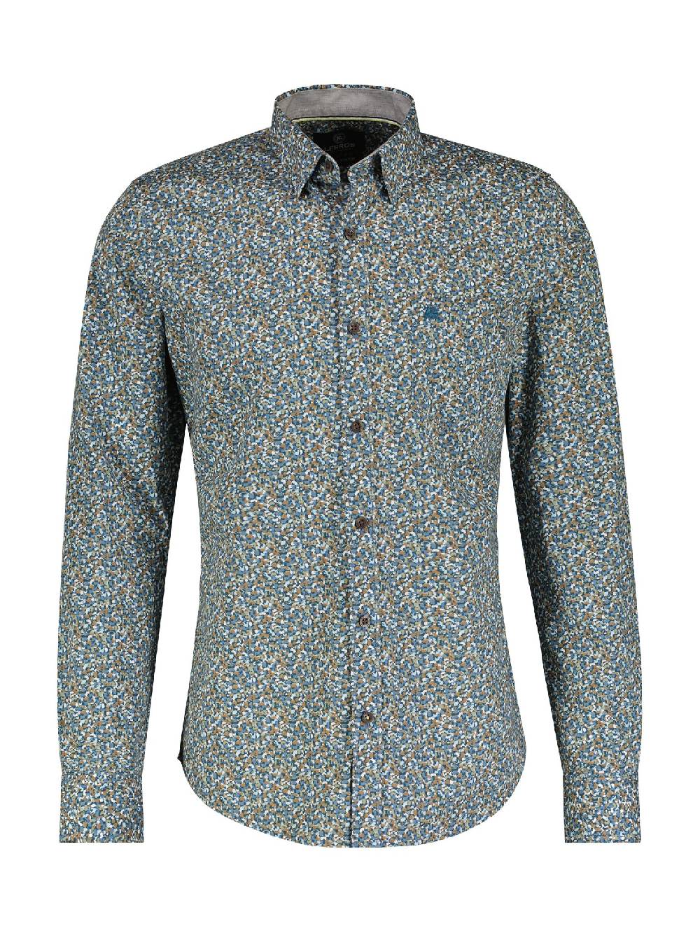 Lerros 2481444 H11 Hemd 1/1 Arm (466 Frosted Blue) Lerros 2481444 H11 Hemd 1/1 Arm (466 Frosted Blue)