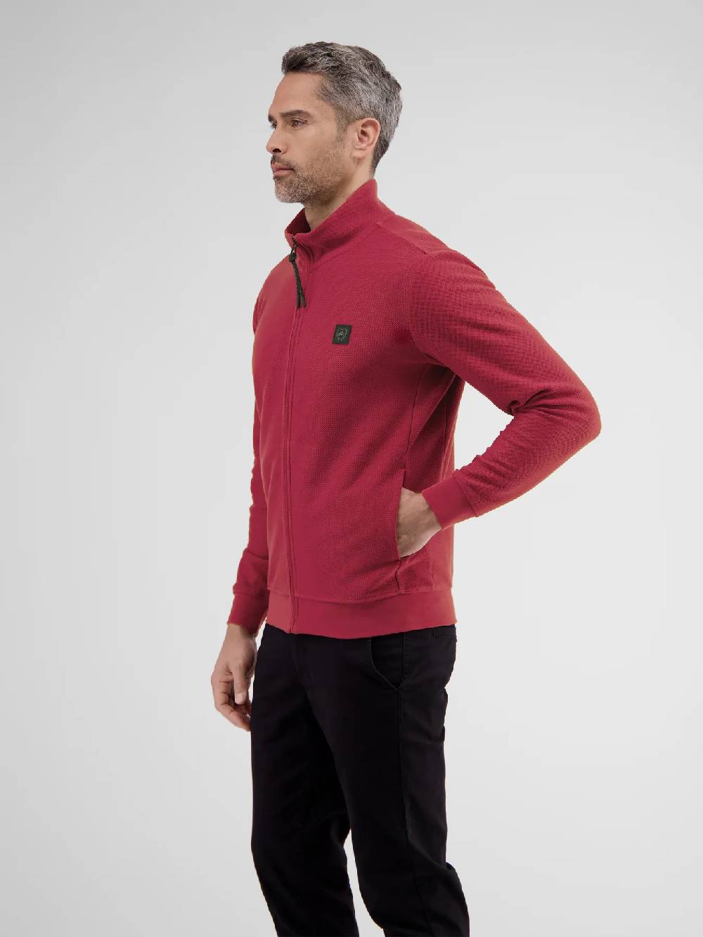 Lerros 2484532 K44 Sweatjacke (362 Deep Garnet Red)