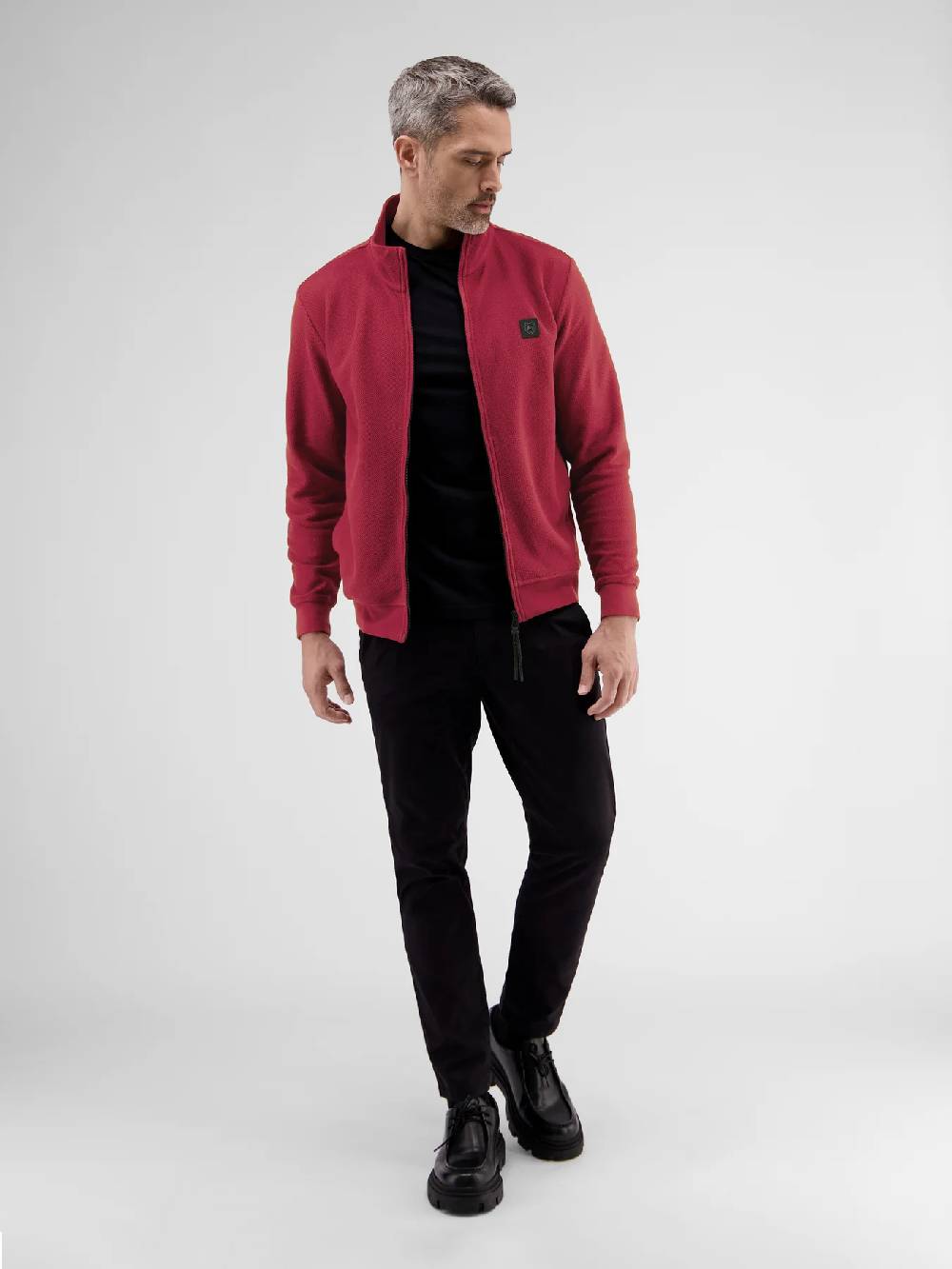 Lerros 2484532 K44 Sweatjacke (362 Deep Garnet Red)