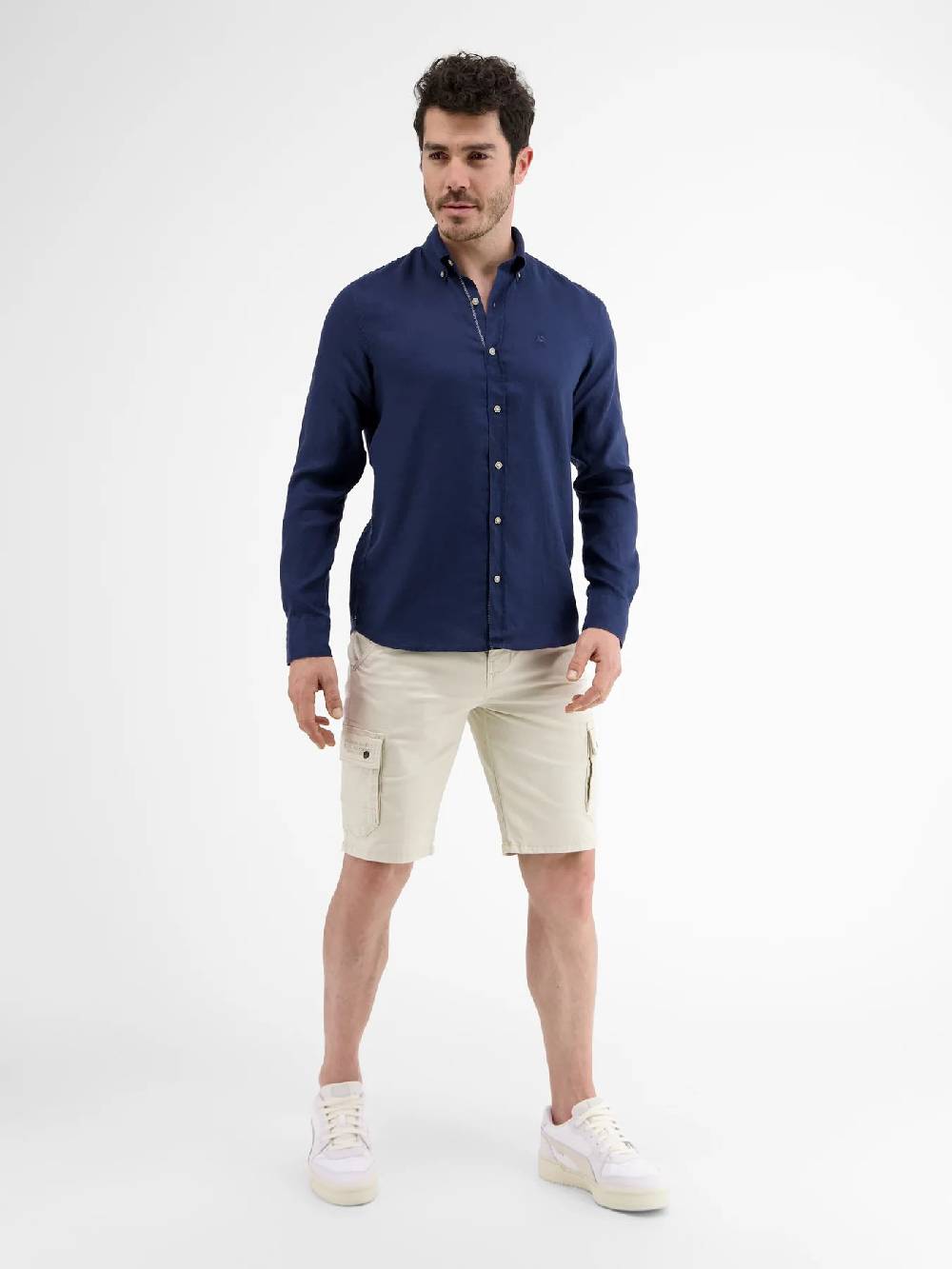 Lerros H11 Hemd 1/1 Arm (478 Bold Navy)