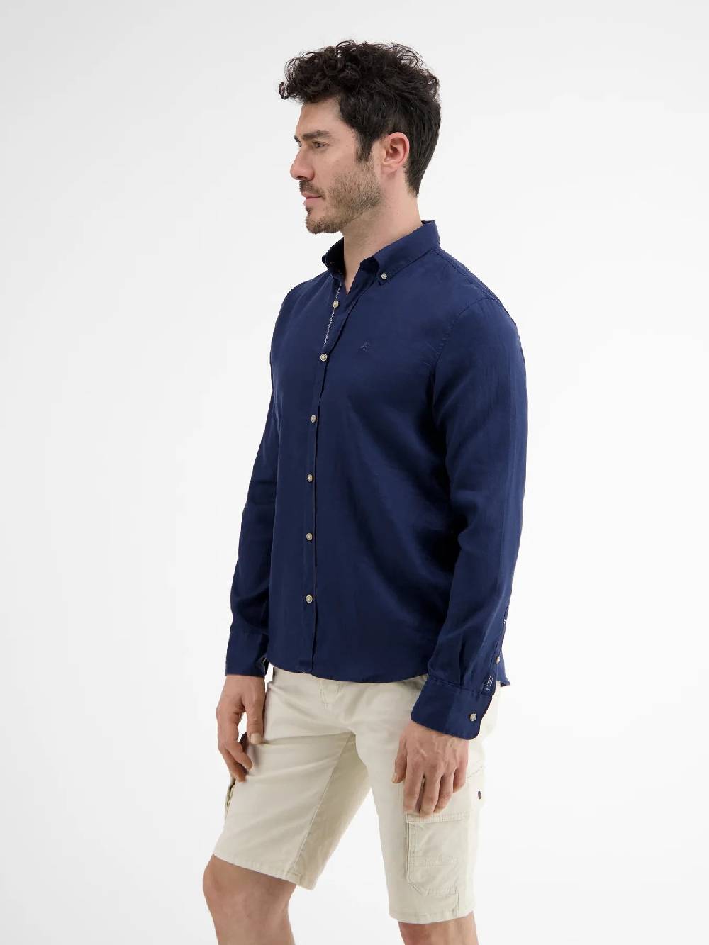 Lerros H11 Hemd 1/1 Arm (478 Bold Navy)