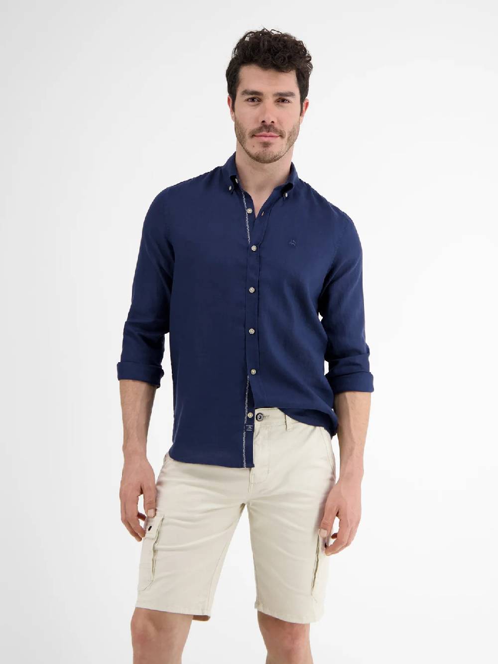 Lerros H11 Hemd 1/1 Arm (478 Bold Navy)