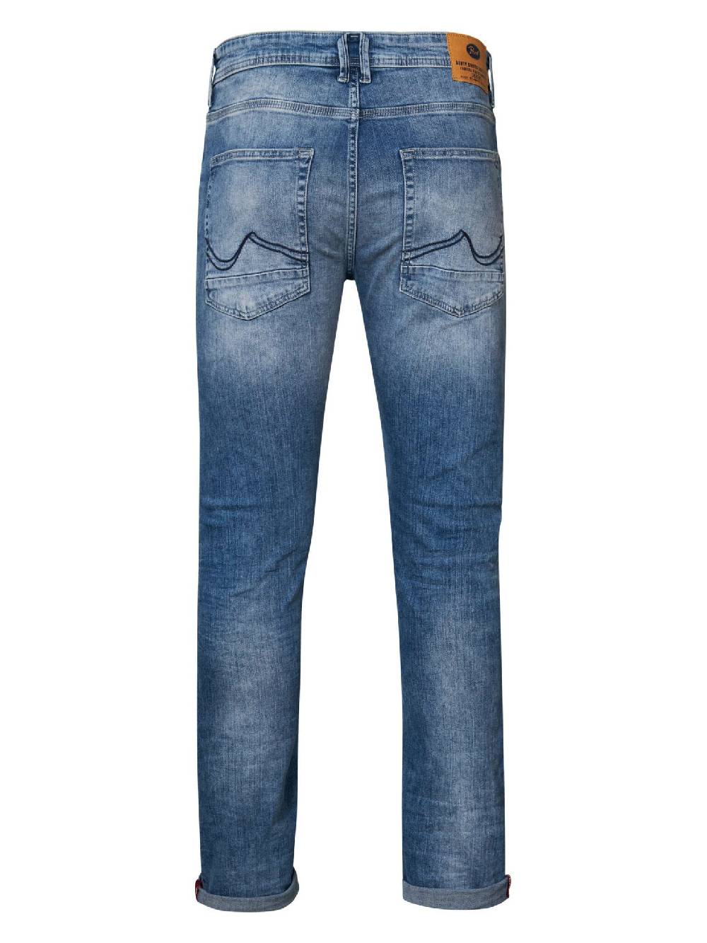 Petrol M-1020-DNM002 - Men Denim Slim Fit (5704 Heavy Stone)