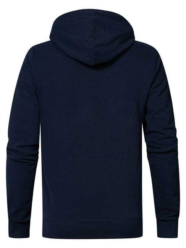 Petrol M-1020-SWH337 - Men Sweater Hooded Print (5152 Midnight Navy )