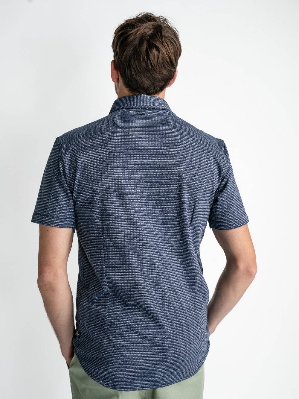 Petrol M-1030-Sis420 - Men Shirt Short Sleeve Uni (5152 Midnight Navy)