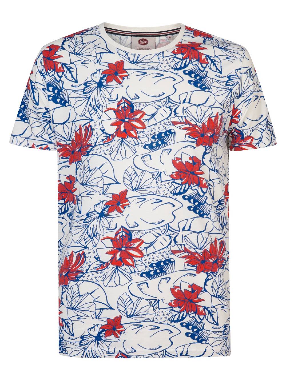 Petrol M-1030-Tsr655 - Men T-Shirt Ss Aop (0006 Chalk White)