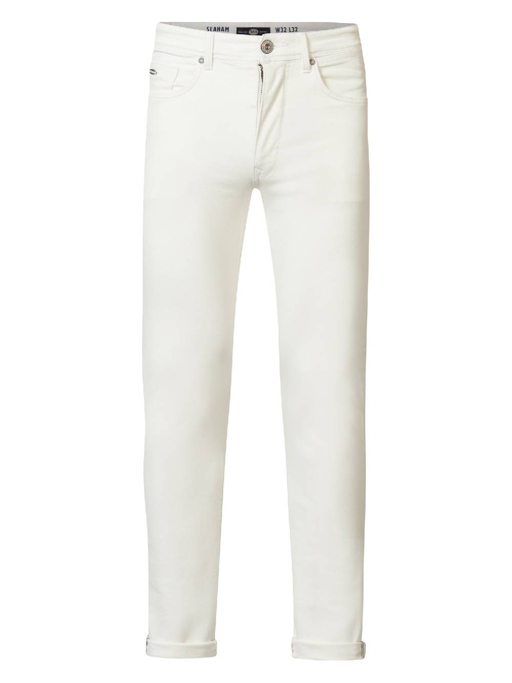 Petrol M-1040-DNM007 Seaham Coloured - Denim Slim Fit (0000 Bright White)
