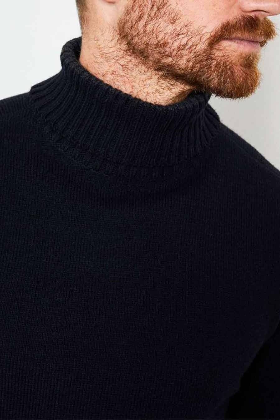 Petrol M-3000-KWC222 Turtleneck Pullover (5091 Dark Navy)