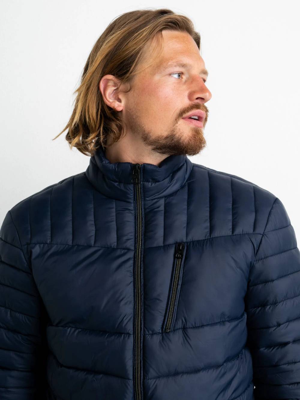 Petrol M-3020-JAC101 - Men Jacket Padded (5107 Dark Sapphire)