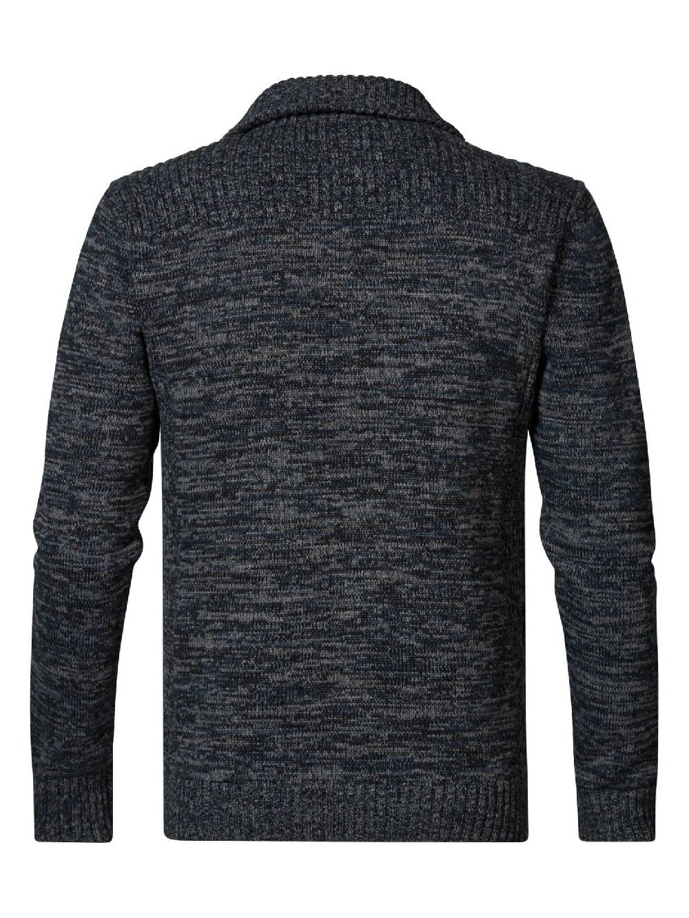 Petrol M-3020-KWC216 - Men Knitwear Collar (9103 Steel Grey)
