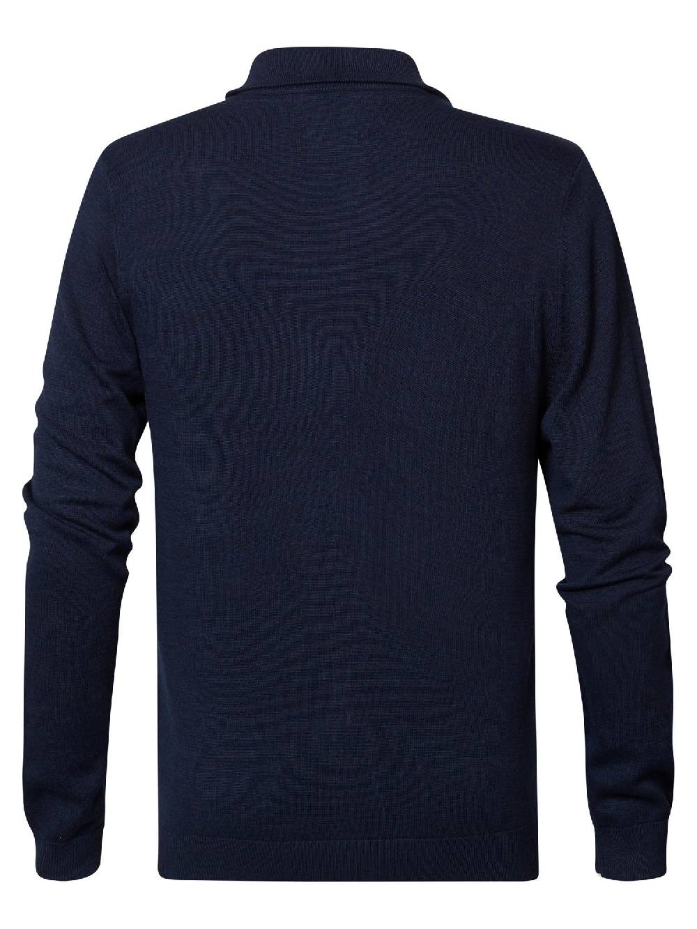 Petrol M-3020-KWC225 - Men Knitwear Collar Basic (5107 Dark Sapphire)