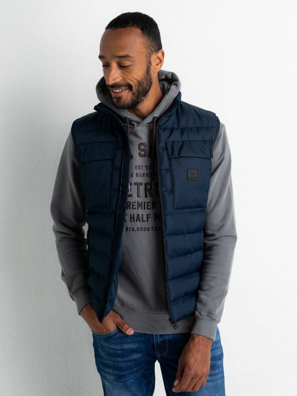 Petrol M-3020-WST105 - Men Waistcoat (5107 Dark Sapphire)