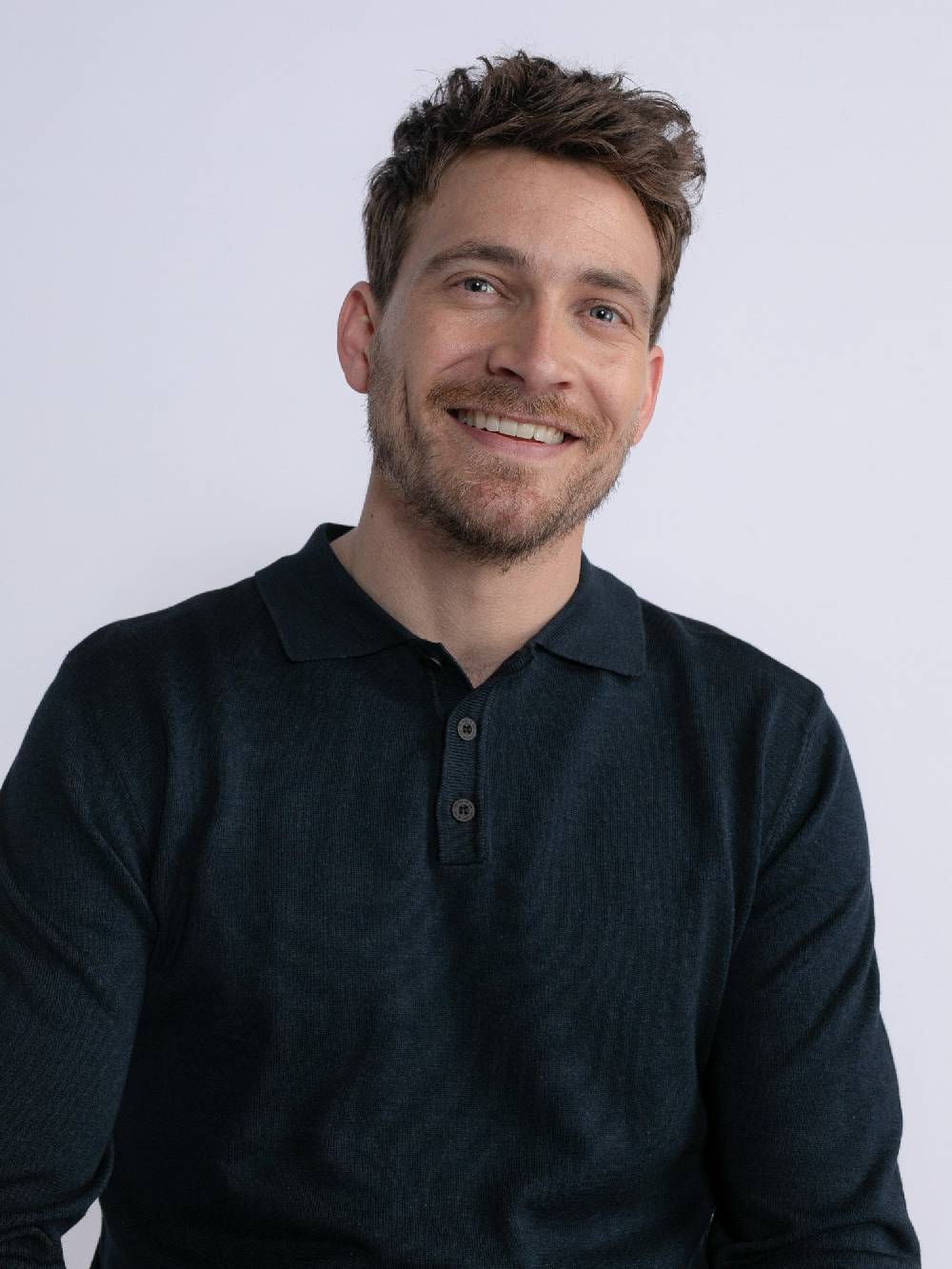 Petrol M-3030-Kwc204 - Men Knitwear Polo (5152 Midnight Navy)