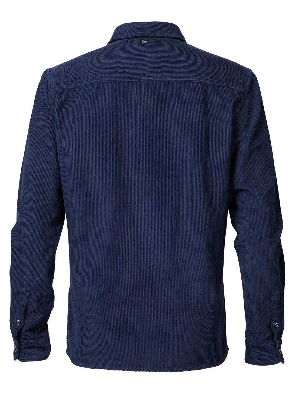 Petrol M-3030-Sil423 - Men Shirt Long Sleeve Uni (5152 Midnight Navy)