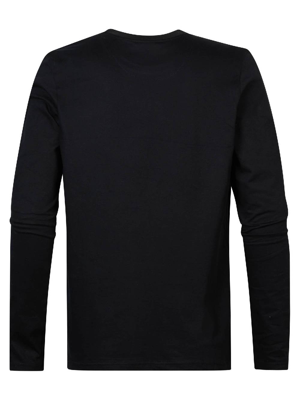 Petrol M-3030-Tlr651 - Men T-Shirt Ls Round Neck (9091 Dark Black)