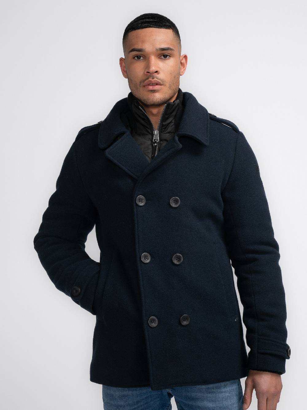 Petrol Industries M-3040-JAC102 Men Jacket Wool (5120 Sky Captain)