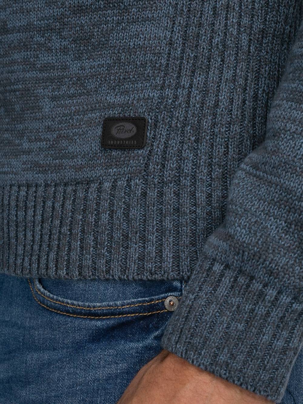 Petrol Industries M-3040-KWC206 Men Knitwear Collar (5183 Light Shadow)