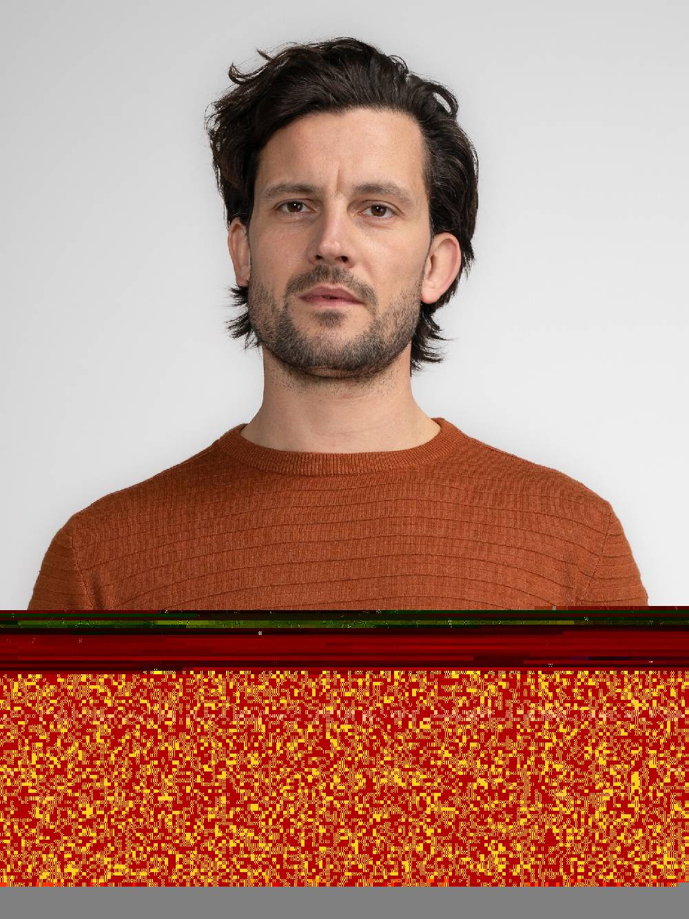 Petrol M-3040-KWR269 Men Knitwear Round Neck Basic (2123 Dark Caramel)