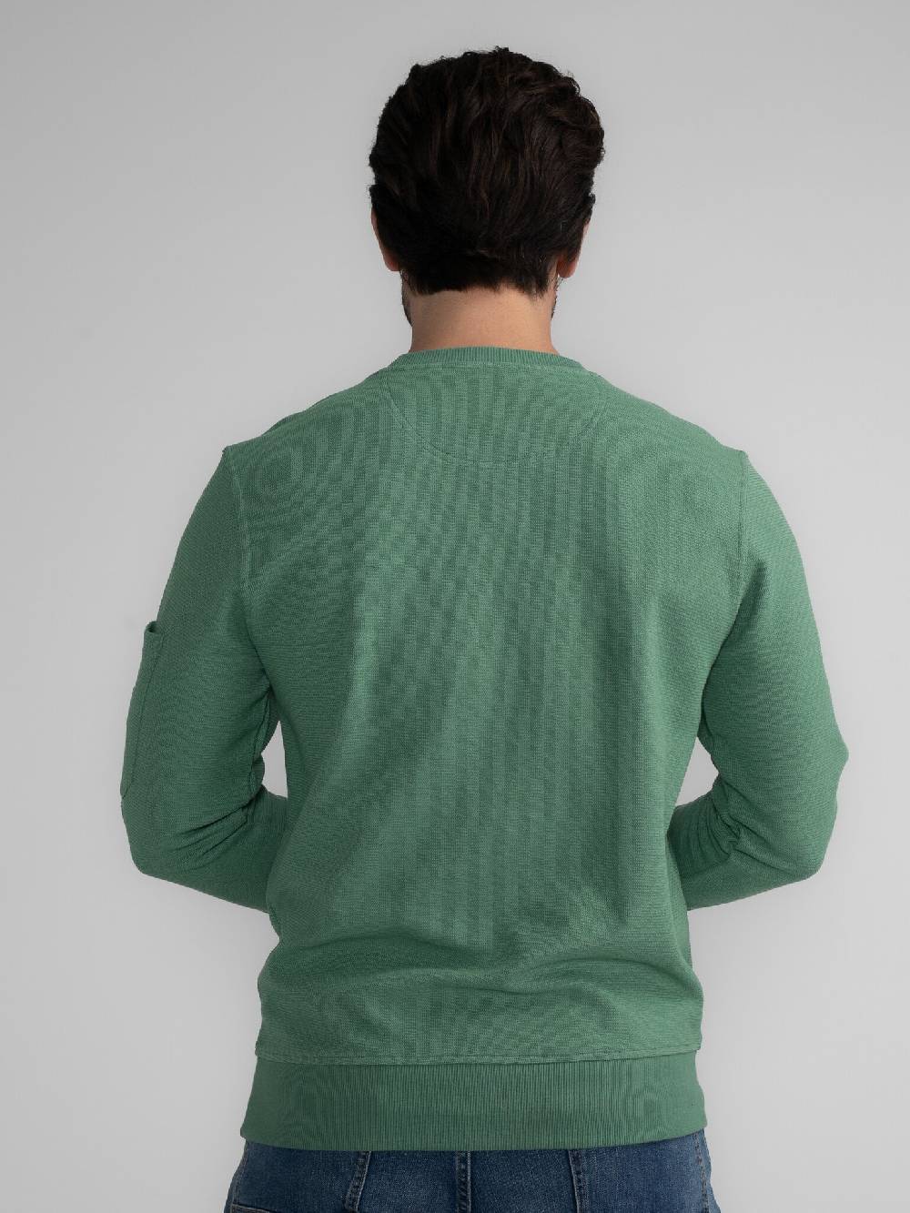 Petrol M-3040-SWR304 Men Sweater Round Neck (6167 Wasabi)