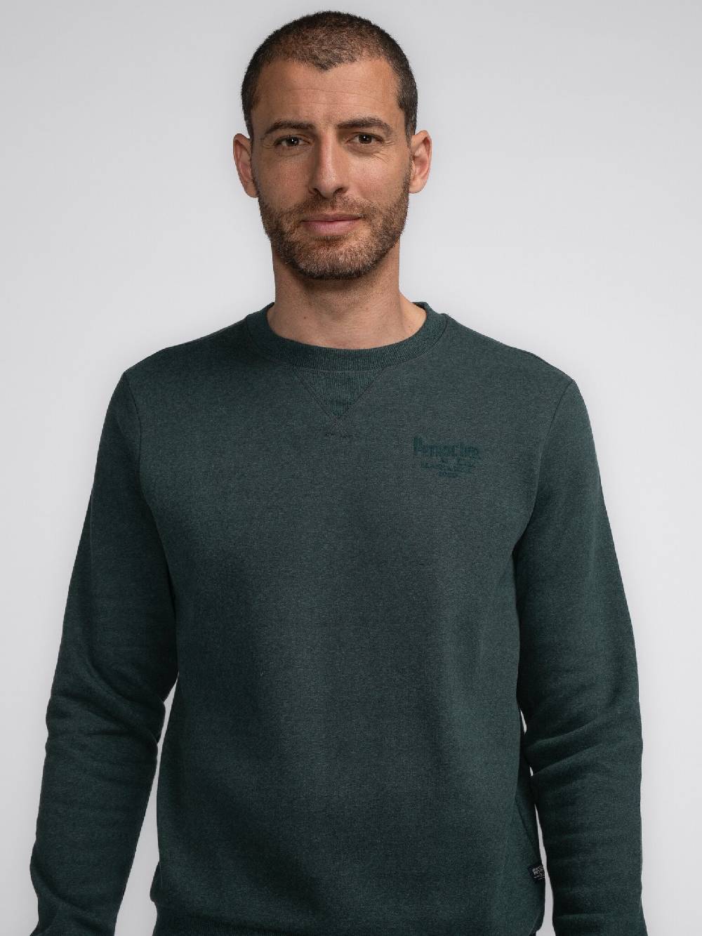 Petrol M-3040-SWR309 MEN SWEATER ROUND NECK PRINT 6089 Bottle