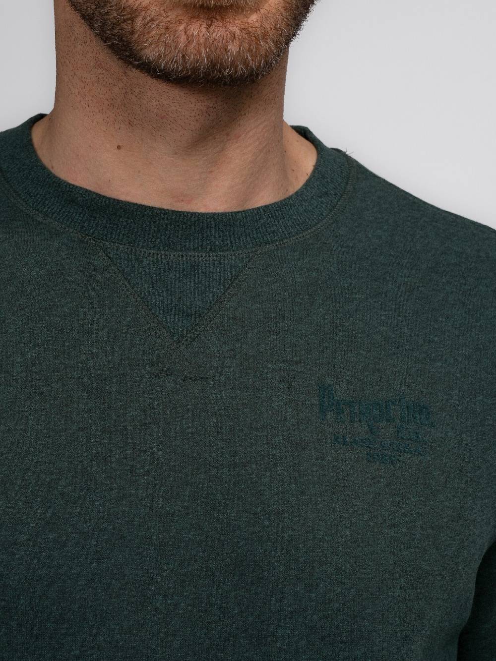 Petrol M-3040-SWR309 MEN SWEATER ROUND NECK PRINT 6089 Bottle