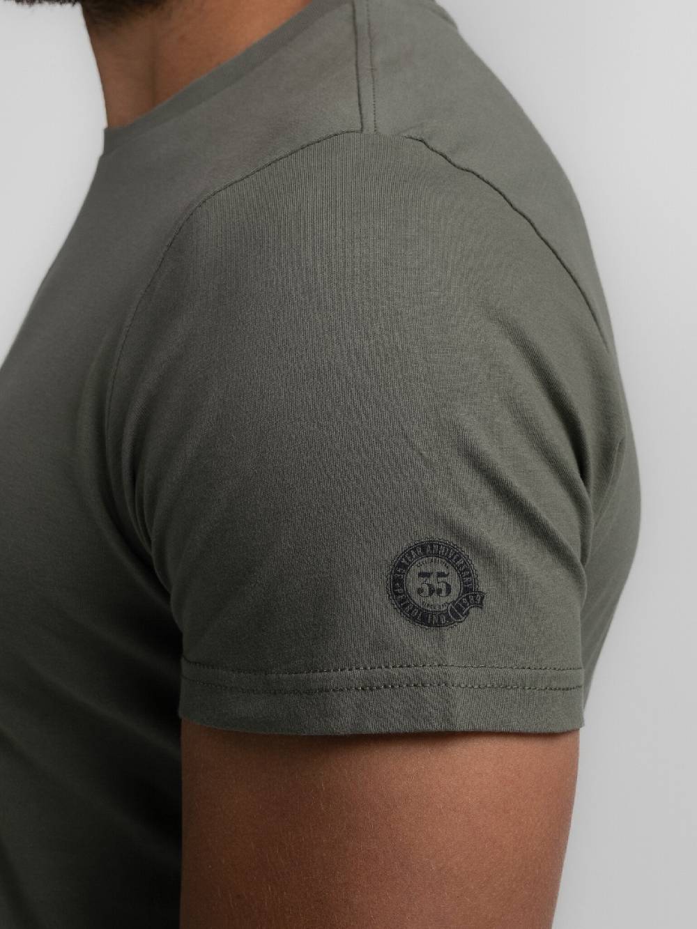 Petrol M-3040-TSR661Men T-Shirt SS Classic Print (6165 Dark Sage)