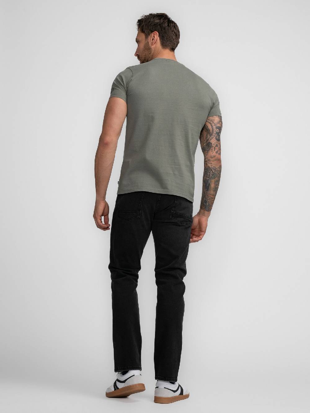 Petrol M-3040-TSR661Men T-Shirt SS Classic Print (6165 Dark Sage)