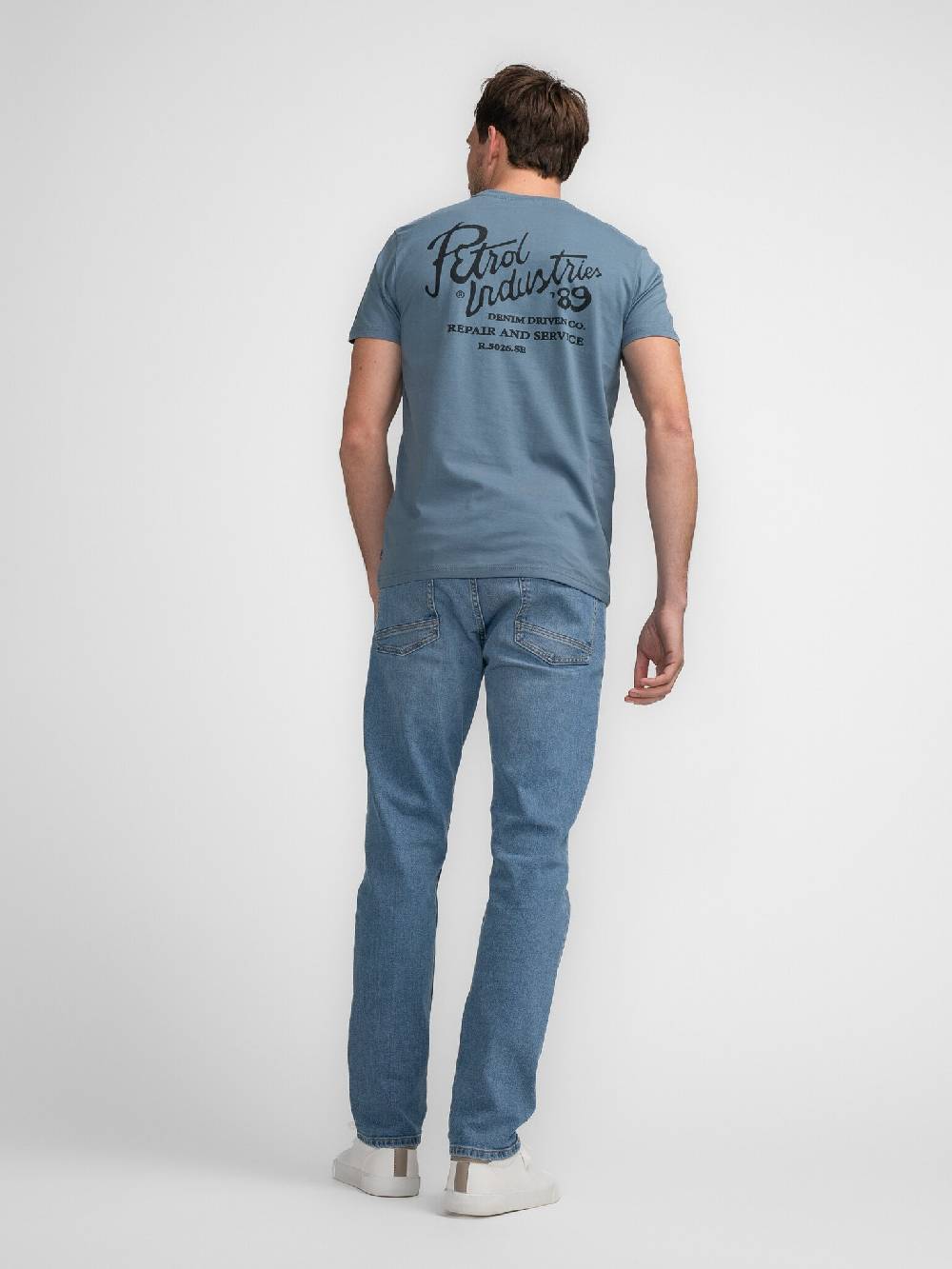 Petrol M-3040-TSR662 Men T-Shirt SS Classic Print (5183 Light Shadow)