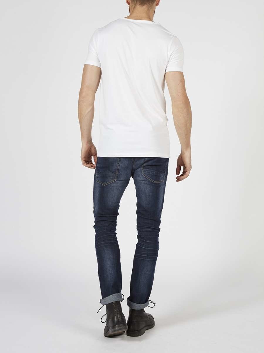 Petrol M-BF-RLYCRA - T-Shirt Ss R-Neck 2-Pack (0000 Bright White)