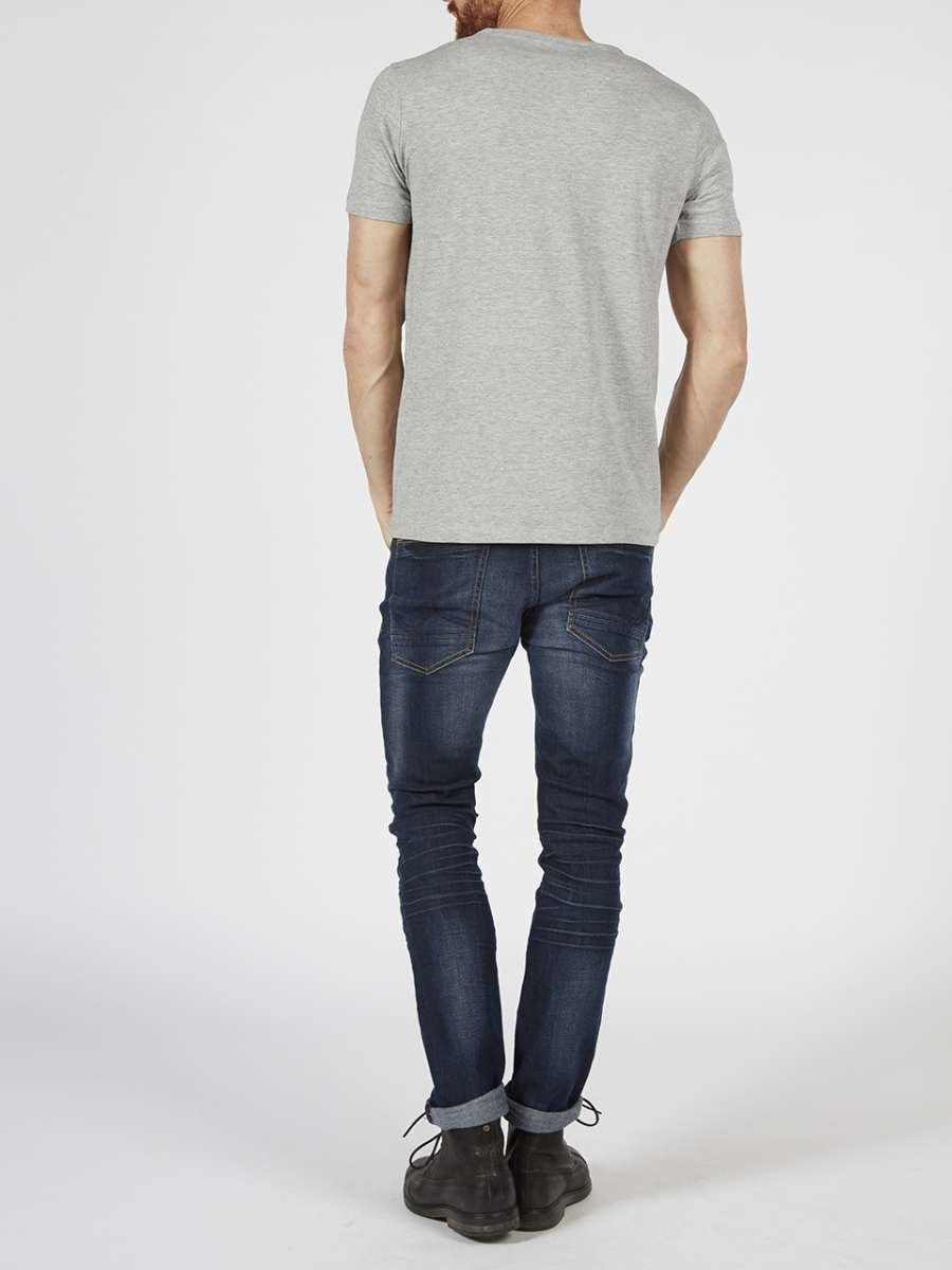 Petrol M-BF-RLYCRA - T-Shirt Ss R-Neck 2-Pack (9038 Light Grey Melee)