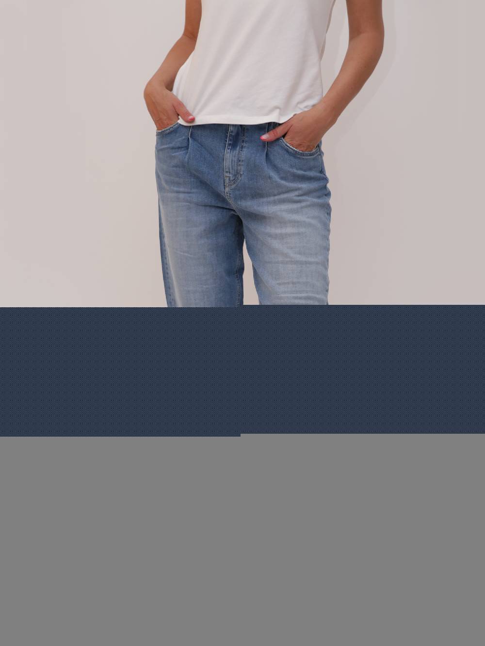 M.O.D IRMA Mom Fit Ballon Blue