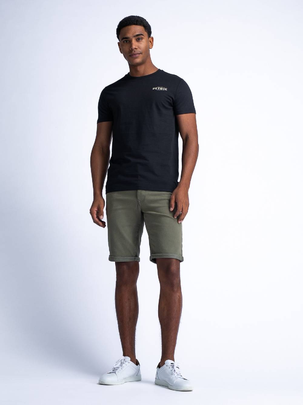 MEN SHORT DENIM M-1040-SHO005 (dusty Army 6134)