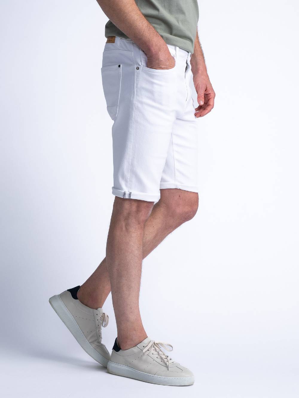 Petrol Men Shorts Denim M-1040-SHO005 (0000 Bright White)
